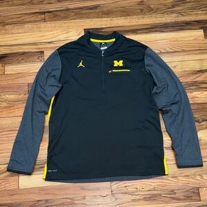 Nike Jordan Michigan Wolverines 1/4 Zip